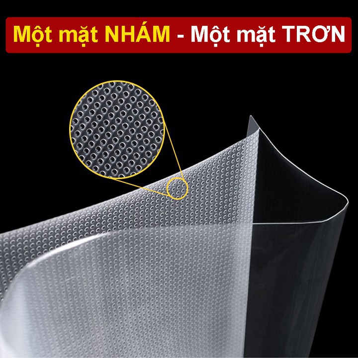 Túi hút chân không một mặt nhám, một mặt trơn 28x14cm bảo quản thực phẩm tiện lợi thích hợp mọi loại máy hút chân không