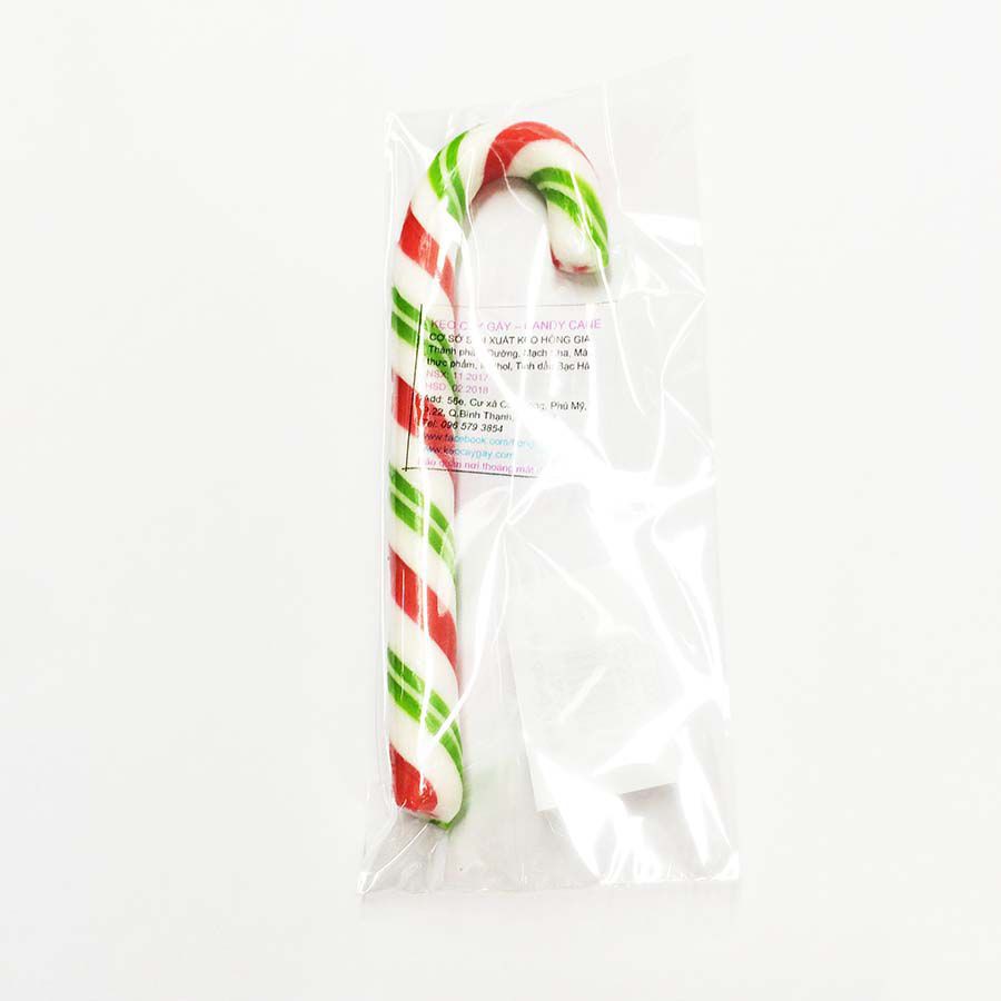 Kẹo gậy đường Giáng sinh màu sắc 12cm