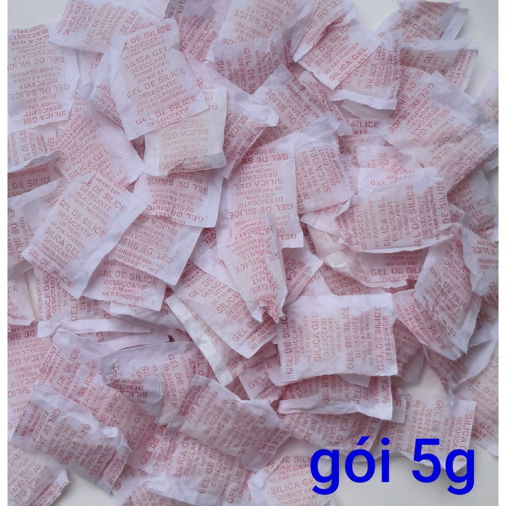 [túi 100g] Gói hút ẩm (5g,10g,20g,50g,100g/gói nhỏ) silica gel desiccant đa chức năng hạt chống ẩm mốc khử mùi