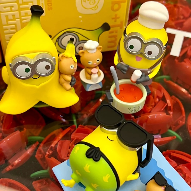 Mô Hình Nhân Vật Minions Bob & Tim Better Together Series Dễ Thương Dùng Làm Quà Tặng Trang Trí