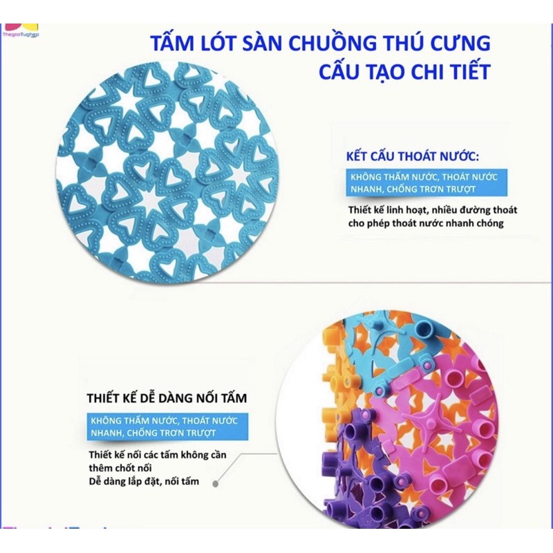 Lót sàn cho chuồng quây thú cưng