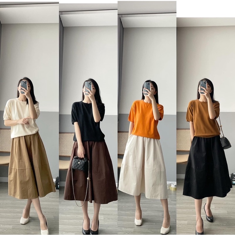 Chân váy cạp chun cv472