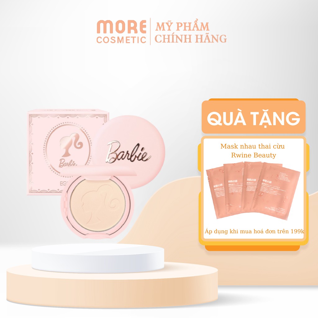 Phấn phủ dạng nén kiềm dầu Eglips Blur Powder Pact - Eglips x Barbie Limited Edition 9g