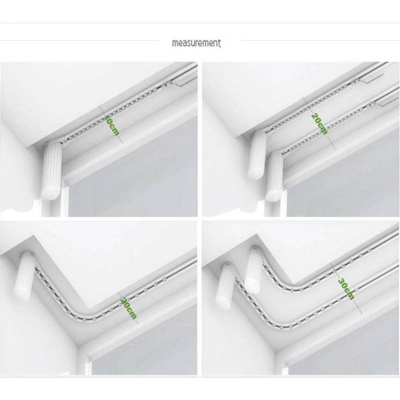 Ray rèm tự động Full phụ kiện cho động cơ rèm DOOYA XIAOMI AQARA TUYA EWELINK...