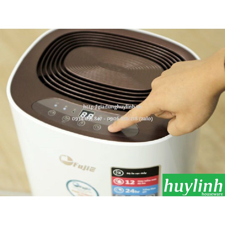 Freeship Máy hút ẩm dân dụng Fujie HM-912EC-N - 12 lít/ngày