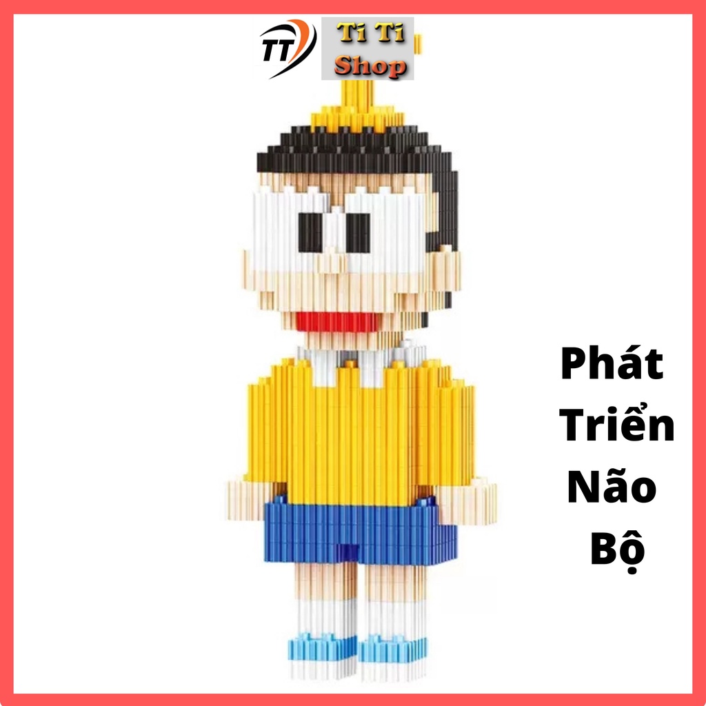 đồ chơi lắp ráp đồ chơi lego nhân vật Doremon kích thích khả năng sáng tạo, phát triển não bộ, trí tưởng tượng của bé.