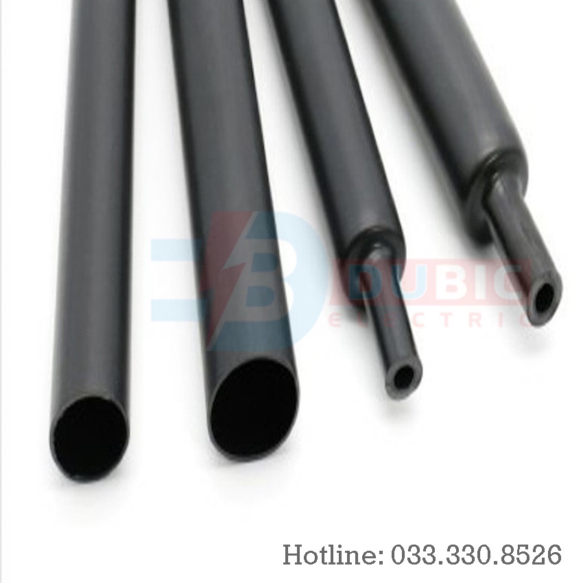 Gen co nhiệt cách điện - Màu đen - Ống đường kính 1mm - 14mm | DUBIC ELECTRIC