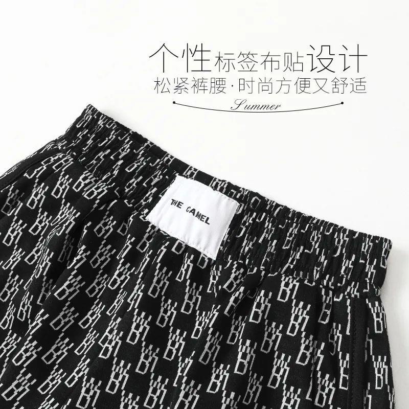 ∏☼▤Quần Short Lưng Cao Ống Rộng In Chữ Cá Tính Dành Cho Nữ | BigBuy360 - bigbuy360.vn