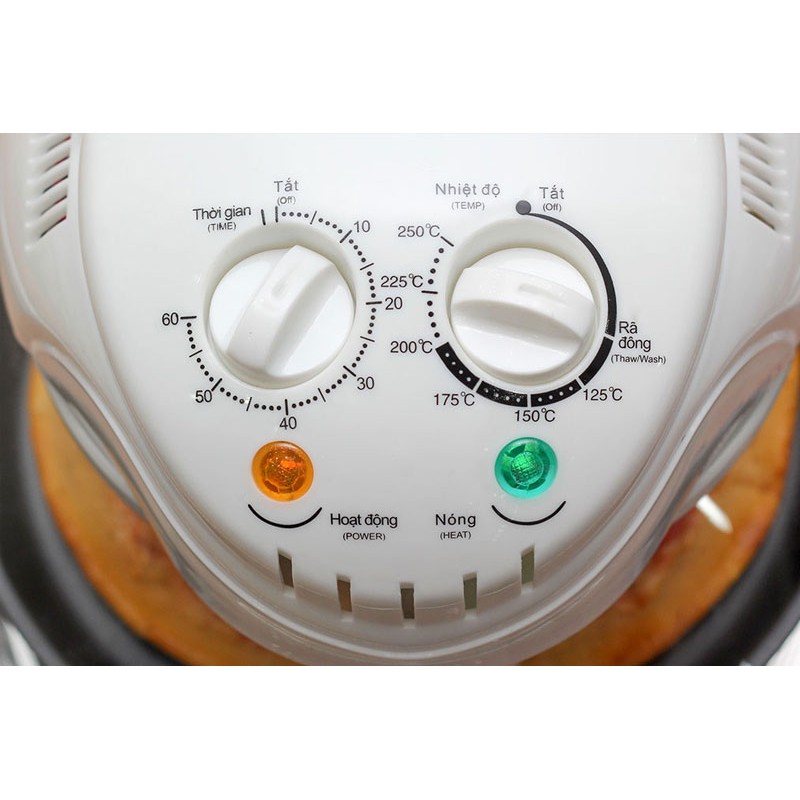 Nắp , Đầu lò nướng thủy tinh, nắp lò halogen dùng cho lò 12lit-17lit
