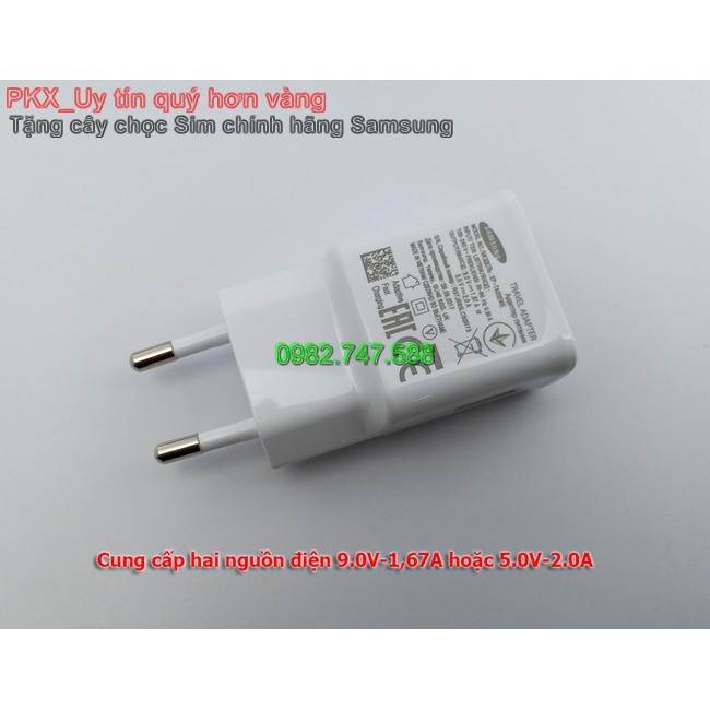 [Mã ELORDER5 giảm 10k đơn 20k] Bộ sạc nhanh Samsung S6 G920 | Samsung S6 Edge G925 | Samsung S6+ Edge G928 chính hãng