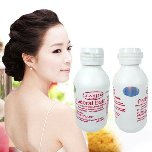 Combo 1 lốc 6 chai sữa non kích trắng da CLARINS Pháp chính hãngo