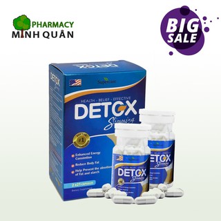 Giảm cân Detox.... và slimming cap hộp 2 lọ ( CAM KẾT CHÍNH HÃNG)