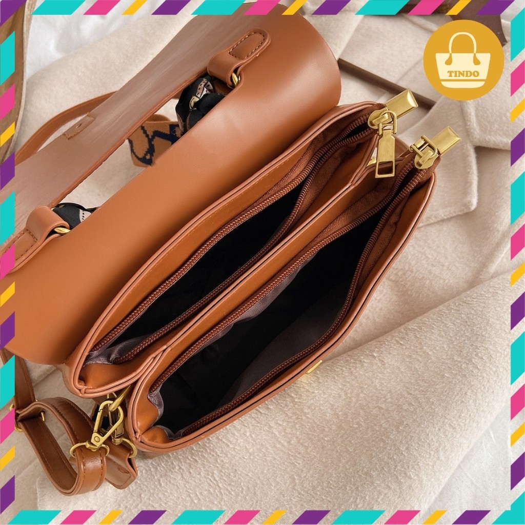 [SALE GIÁ GỐC] Túi xách đeo chéo nữ đẹp khóa kẹp quai cách điệu trẻ trung sành điệu [611] | BigBuy360 - bigbuy360.vn