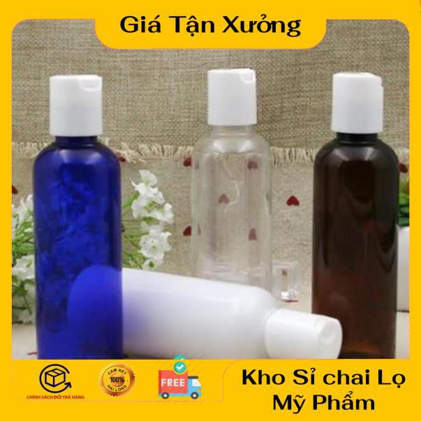 Chai Chiết Mĩ Phẩm ❤ TRÙM SỈ ❤ Chai nhựa pet nắp nhấn 100ml,50ml,30ml,20ml chiết mỹ phẩm , phụ kiện du lịch