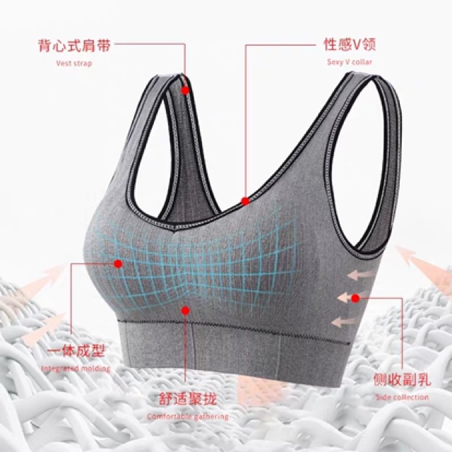 Áo Bra Thể Thao Không Gọng Kiểu Dáng  Hàn Quốc loại 1