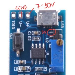 Module mạch trễ relay tạo trễ relay delay