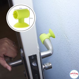 Dụng Cụ Chặn Tay Nắm Cửa Cao Su Hút Tường Chống Va Đập br00497