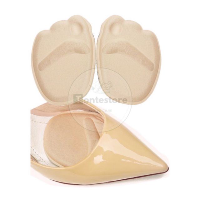 Cặp lót mũi giày cao gót, giày búp bê êm chân, hút mồ hôi- Thiết kế 4D massage chân DANCG01