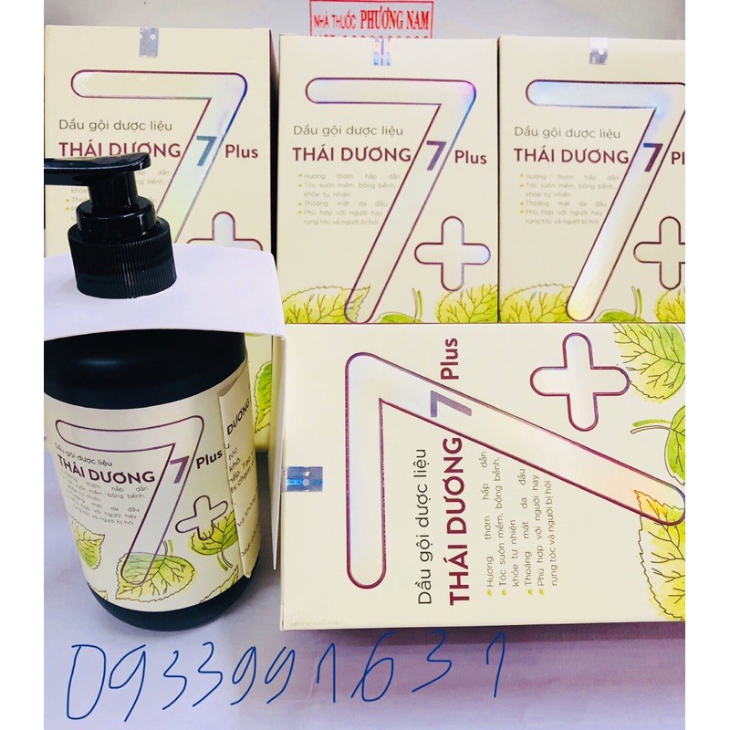 Dầu gội dược liệu thái dương 7 plus-Chai 250ml