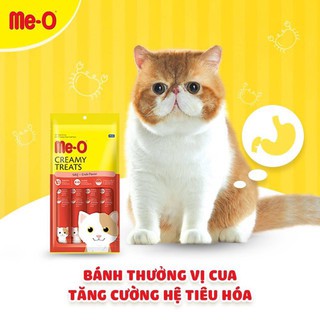 Me-O - Bánh thưởng dạng kem vị cua Creamy Treats Crab - 60g - 300g