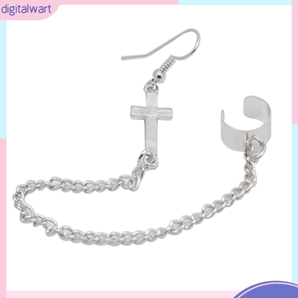 Khuyên Vành Tai Kim Loại Hình Chữ Thập Thời Trang Cho Nữ