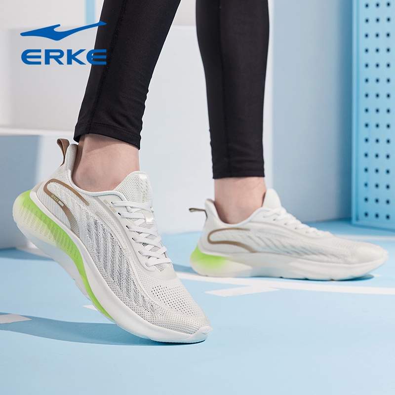 Giày chạy bộ nam siêu nhẹ Erke công nghệ Aflex êm chân hút mồ hôi giảm shock để chạy bộ chơi thể thao dã ngoại