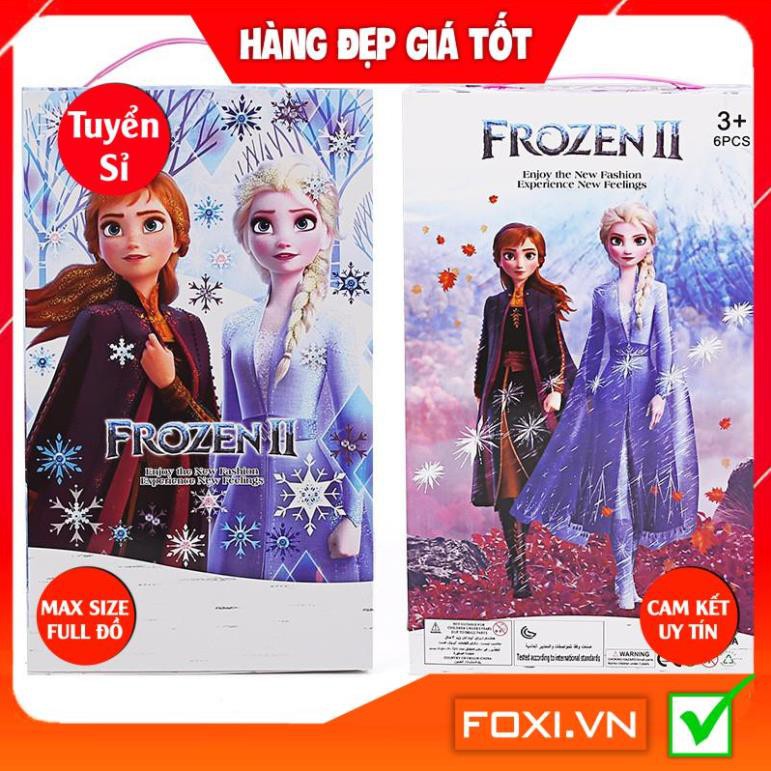 Búp bê Barbie Anna và Elsa Foxi-Đồ chơi công chúa nhân vật hoạt hình đẹp-vui nhộn-dễ thương-sáng tạo