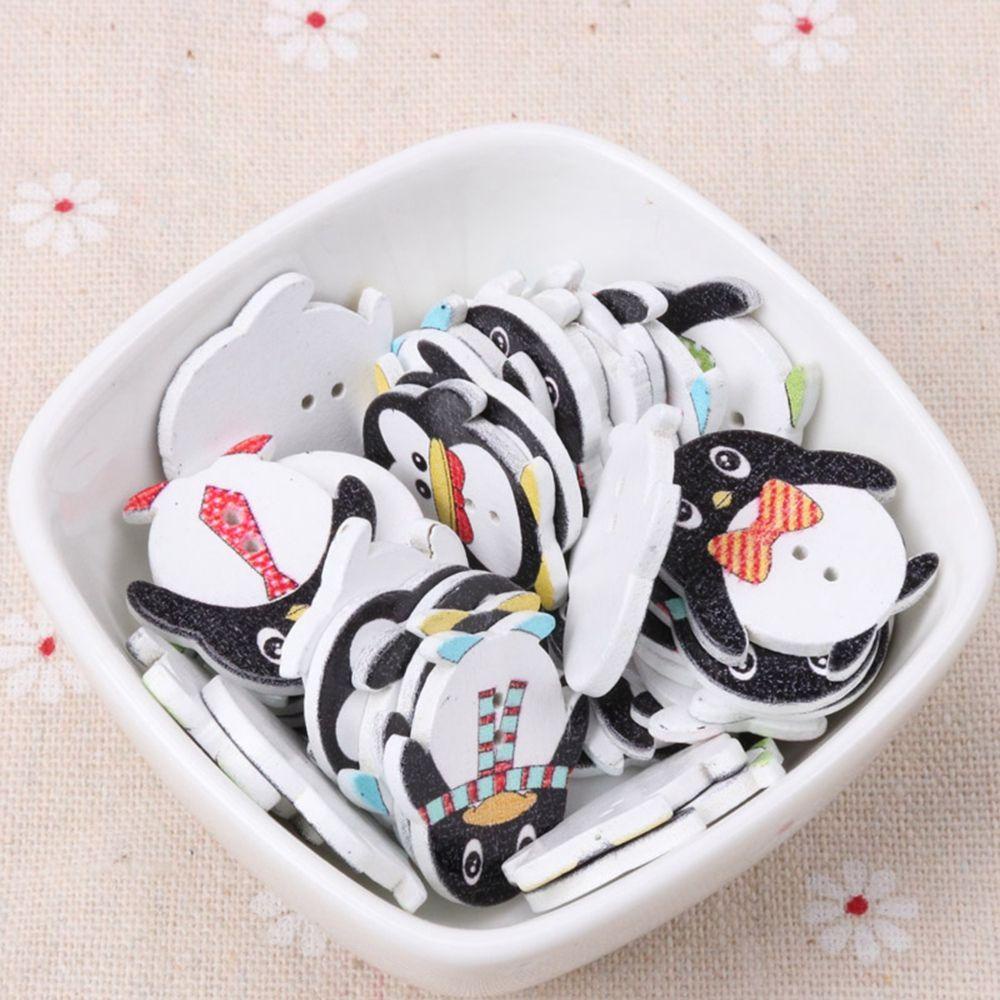 50 Nút Áo Hình Chim Cánh Cụt Đáng Yêu