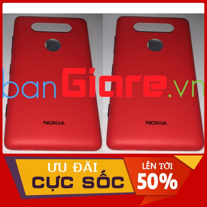 NẮP LƯNG LUMIA 820 MÀU ĐỎ