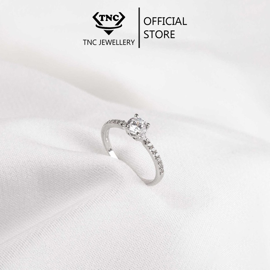 Nhẫn Bạc Nữ Nụ Đá TNC JEWELLERY Đơn Giản Bạc Nguyên Chất