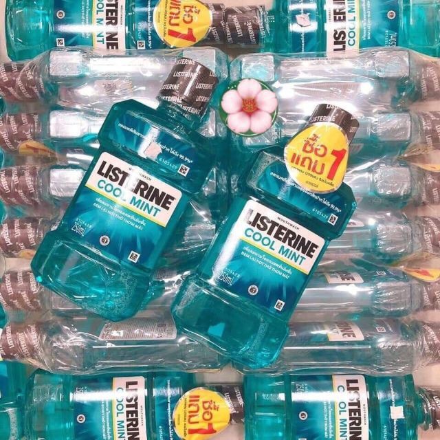 Nước súc miệng listerine cool mint 750ml + 250 ml thái lan