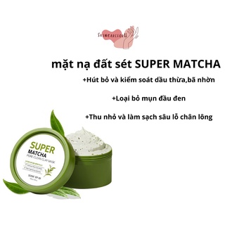 Mặt nạ đất sét trà xanh some by mi super matcha làm sạch lỗ chân lông 100g