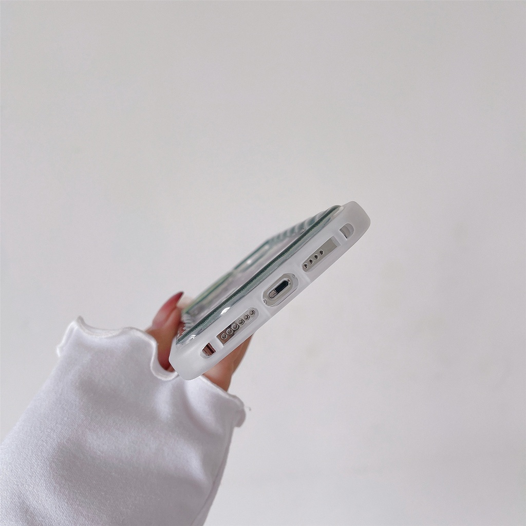 Ốp Điện Thoại Tpu Dẻo Trong Suốt Họa Tiết Hoa Đen Dễ Thương Chống Rơi Cho iphone 11 12 13Pro XS Max XR