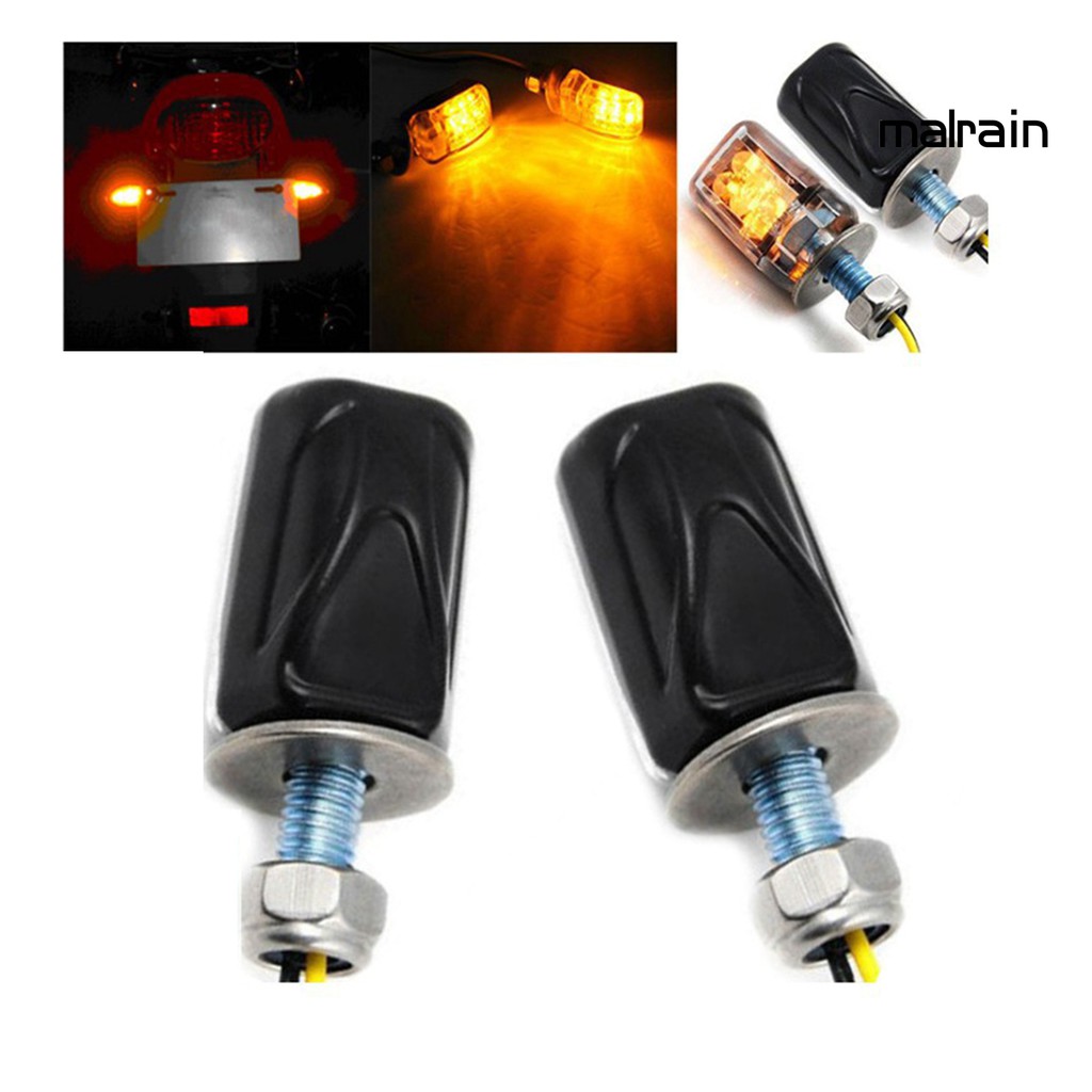 Set 4 Đèn Xi Nhan Mini 12v Chuyên Dụng Cho Xe Mô Tô / Xe Hơi