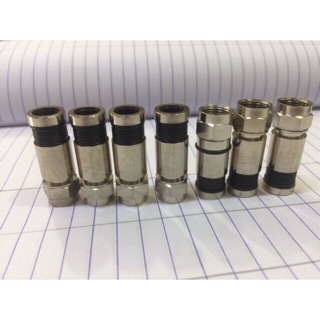 Đầu jack Truyền hình cáP F5 nén đen