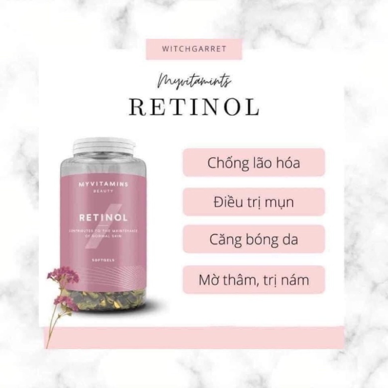 VIÊN UỐNG BỔ SUNG RETINOL MYVITAMINS 90 VIÊN