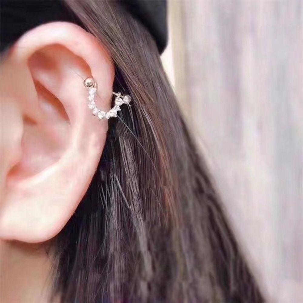 Khuyên Tai Hợp Kim Hình Tam Giác Chữ V Đơn Giản
