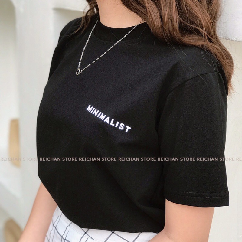 Áo thun nam nữ - áo phông unisex cotton 100% mát mịn thấm hút mồ hôi Minimalist basic Reichan