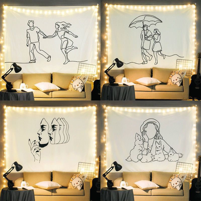 Thảm vải treo tường trang trí nhà cửa độc đáo