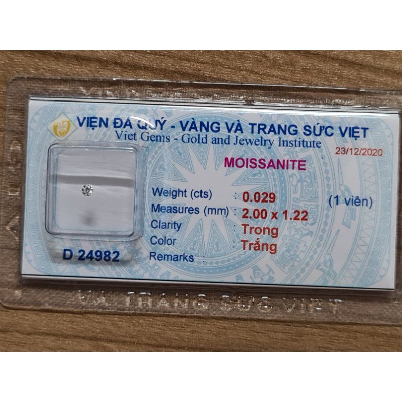 💥Moissanite ép vỉ ĐÍNH RĂNG 2li- 2.5 li-3li💥 Kim cương nhân tạo cao cấp Moissanite, loại 1 Đẹp Nhất