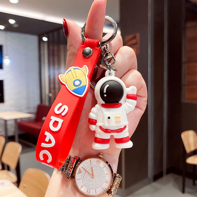 Móc Khóa Hình Phi Hành Gia Hoạt Hình Đáng Yêu