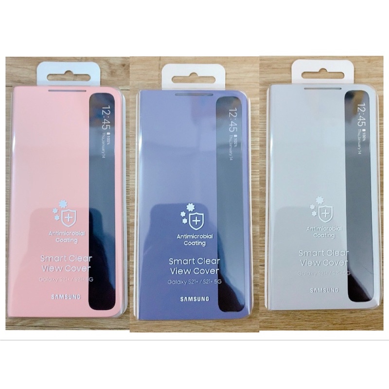 Chính hãng nguyên seal-Bao da Smart Clear View Cover-Ốp Protective Standing Cover cho Galaxy S21+/S21+5G