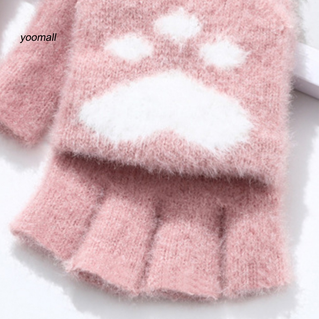 1 Đôi Găng Tay Len Giữ Ấm Mùa Đông Cho Nữ