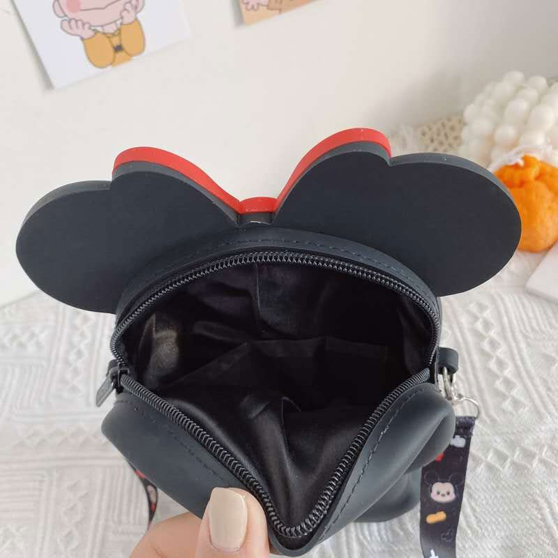 Disney Túi silicon cỡ lớn họa tiết hoạt hình Mickey Minnie dễ thương