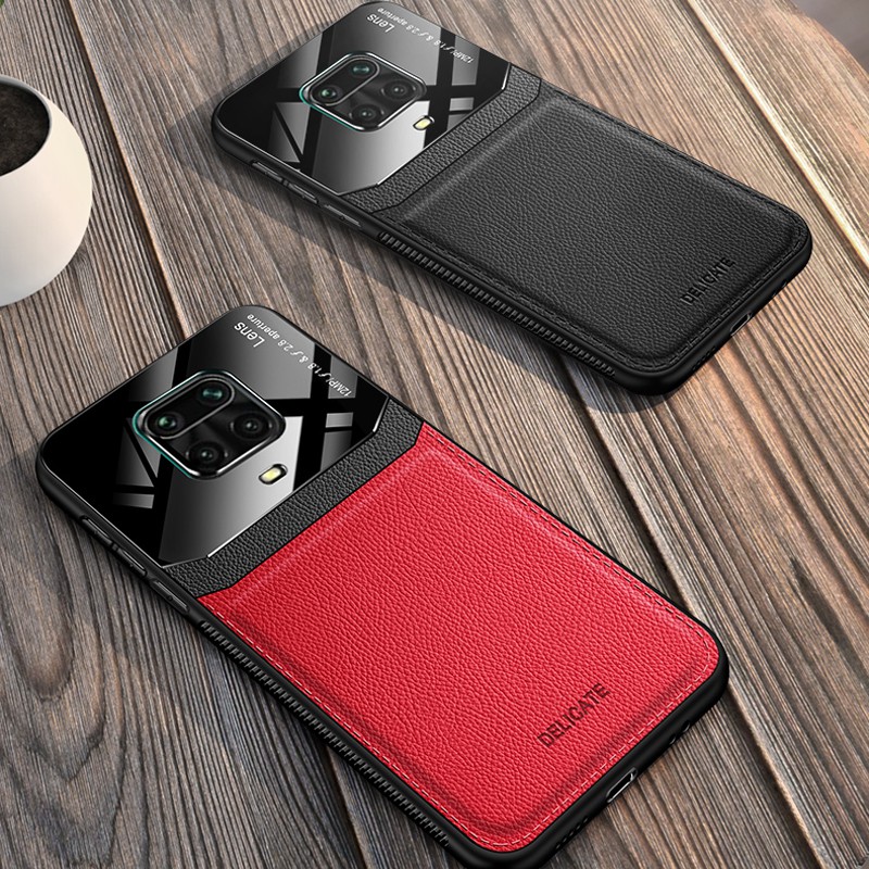 Ốp điện thoại cứng Koosuk cho Xiaomi Redmi Note 9 Pro Max 9s 9T 8 8t 10X 4G phối da