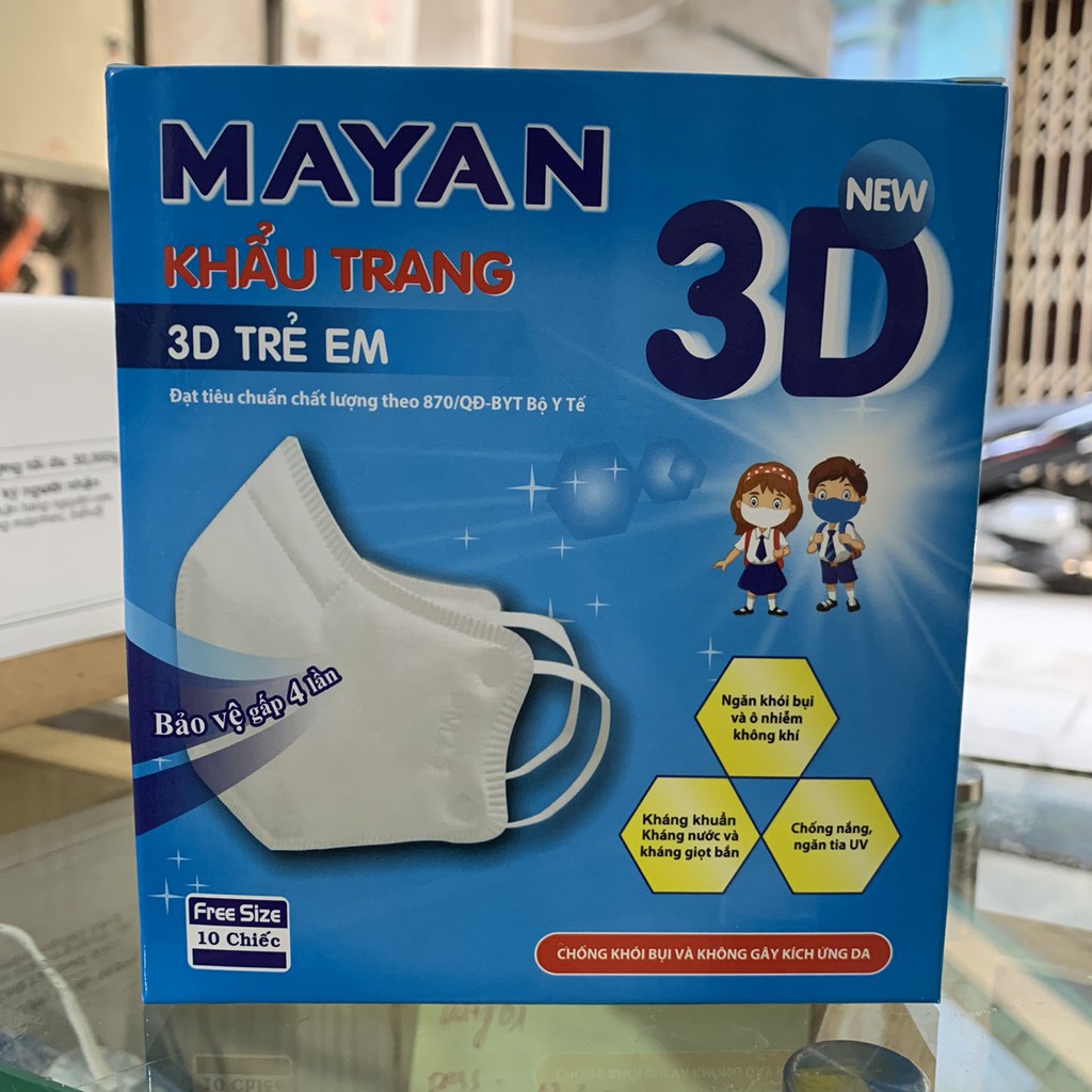 KHẨU TRANG MAYAN 3D (10 chiếc)