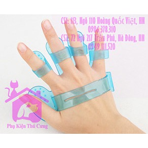 Bàn tay tắm nhựa cho thú cưng - Phụ kiện chó mèo pet shop Hà Nội 0