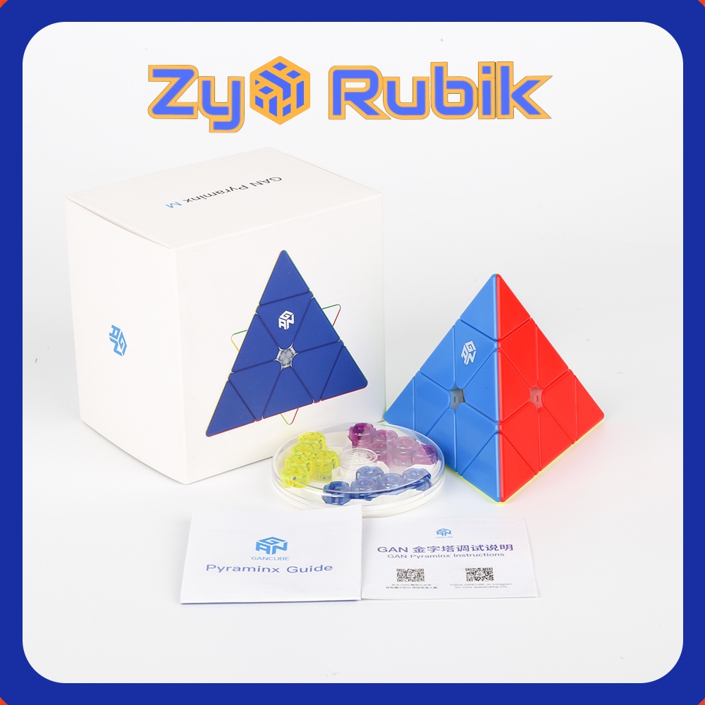 Rubik Tam Giác 3x3 - Rubik Kim Tự Tháp/ Gan Pyraminx (Có nam châm/ 3 phiên bản)