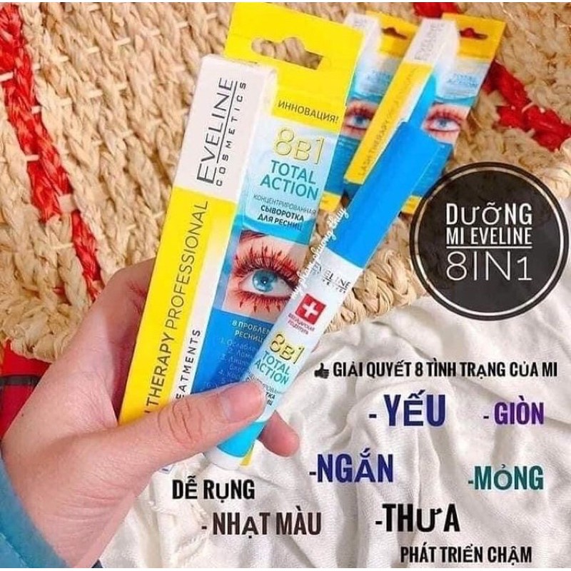 (HỎA TỐC)Dưỡng dài chắc mi Eveline từ NGA