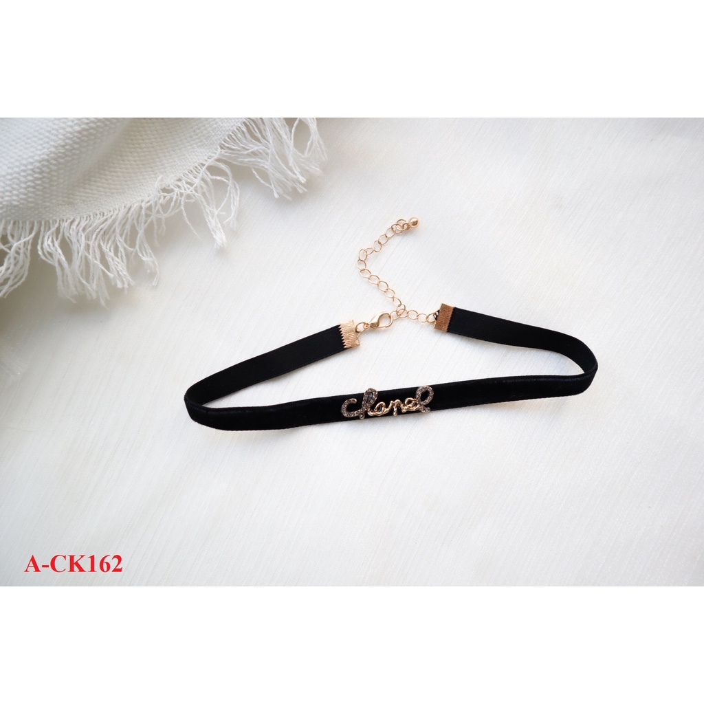 Choker 2022 BST choker đen nhung xinh xắn gợi cảm A-CK158-164